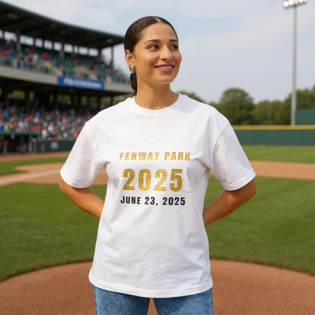 Fenway Park 2025 Unisex Oversized Tee: A Fun Commemorative Shirt for Concert Fans, Music Events, Summer Festivals, Gift for Friends, [...]