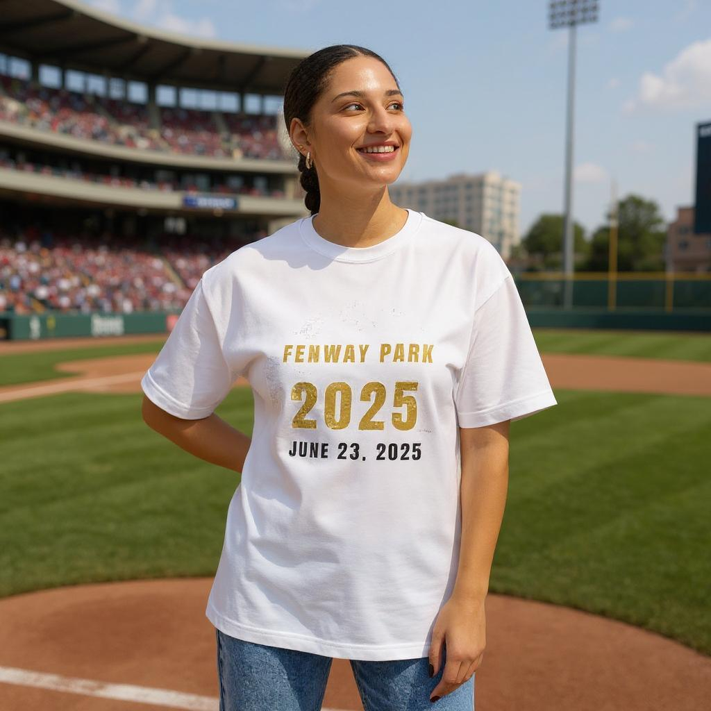 Fenway Park 2025 Unisex Oversized Tee: A Fun Commemorative Shirt for Concert Fans, Music Events, Summer Festivals, Gift for Friends, [...]