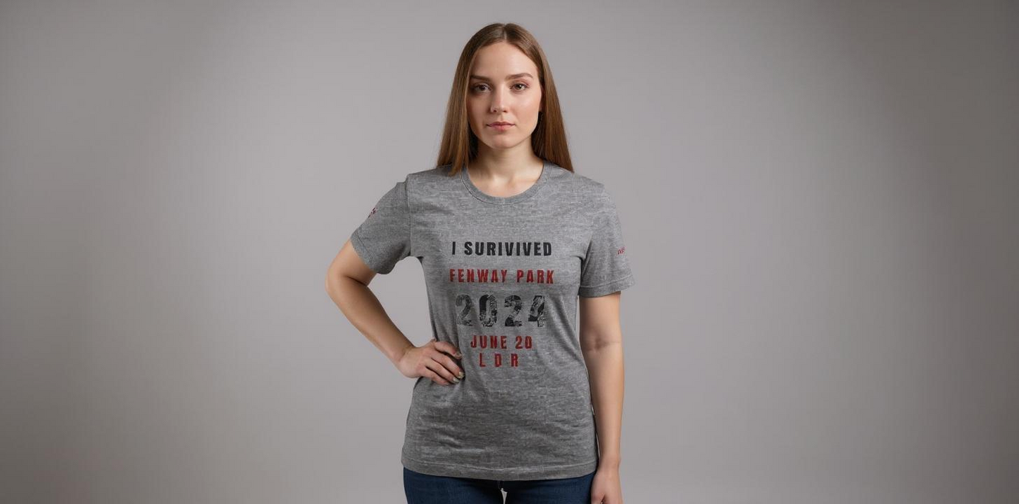 Unisex Jersey Short Sleeve Tee, I Survived Fenway Park 2024, Concert Shirt, Sports Event Tee, Casual Wear, Gift for Fans